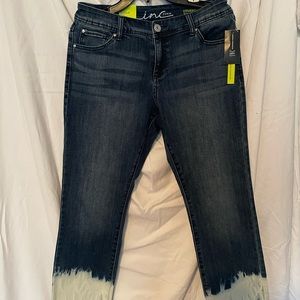 INC Jeans with distressed cuffs